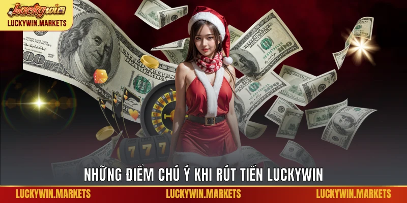 Những điểm chú ý khi rút tiền Luckywin